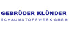 Logo Gebrüder Klünder Schaumstoffwerk GmbH in Hamburg